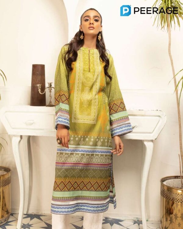 Chic By Johra - Digital Chunri Printed Lawn Kurti | 1PLLJ001