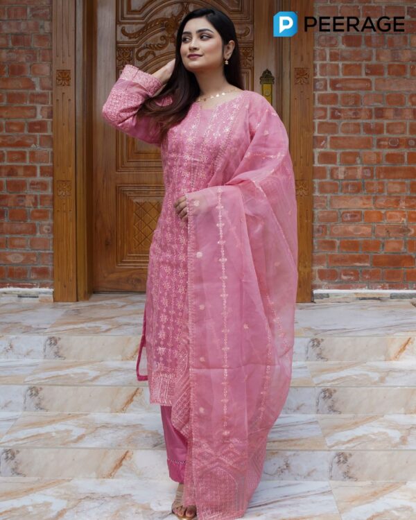 Sadabahar Inspired Organza Stitched 4-Piece | 4POPS002