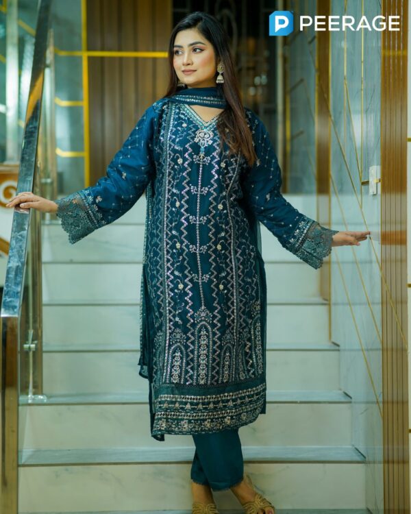 Agha Noor Inspired Chiffon Stitched 4-Piece | 4PCNA001