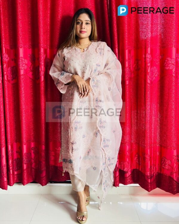 Agha Noor Inspired Organza 4 Piece | 4POMN001