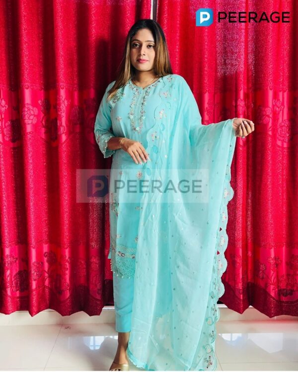 Sadabahar Inspired Chiffon 4-Piece | 4PCPS001